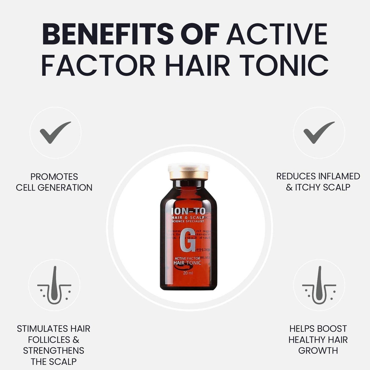 Histemo ION-TO G Hair Tonic (20 ml x 4 each)